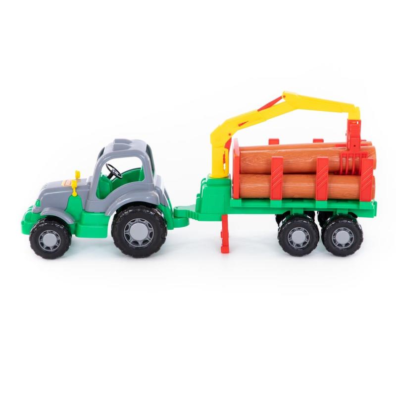 Traktor Herkules Holzfrachter