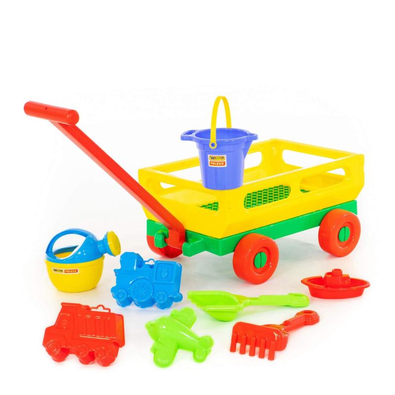 Handwagenmit Eimergarnitur und Gießer, 9-tlg. (Set Nr.488)
