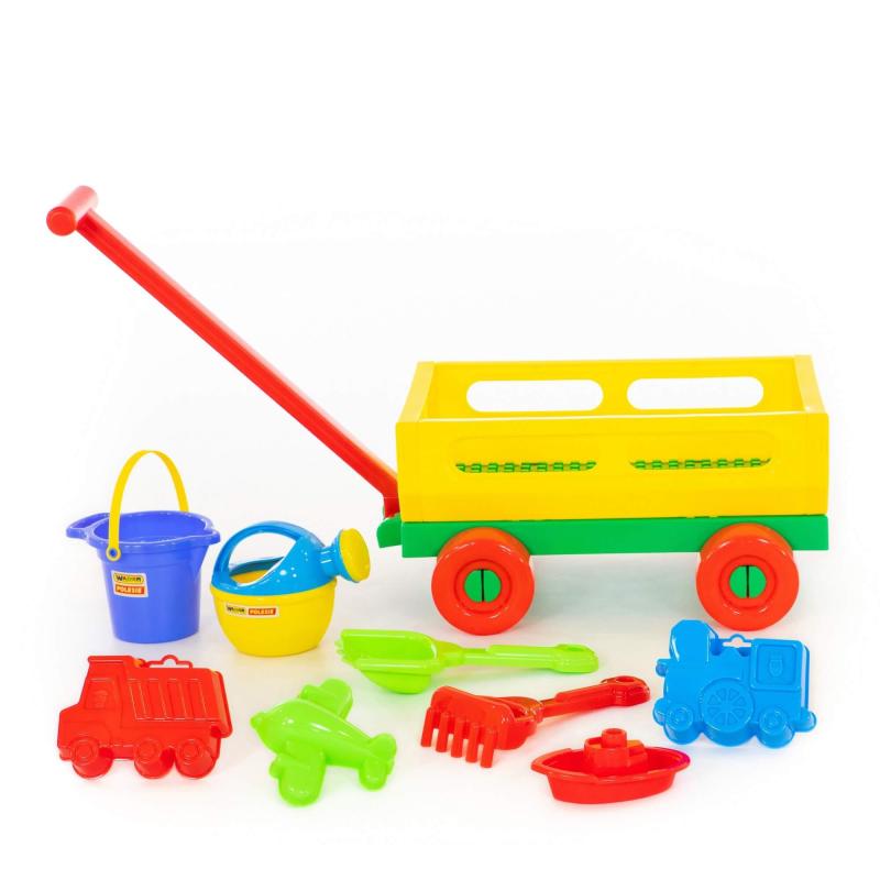 Handwagenmit Eimergarnitur und Gießer, 9-tlg. (Set Nr.488)
