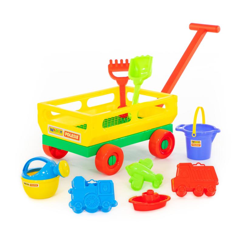 Handwagenmit Eimergarnitur und Gießer, 9-tlg. (Set Nr.488)