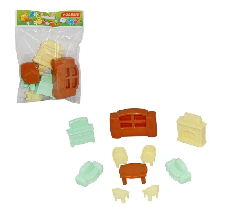 Puppenmöbel Set, 10-tlg.