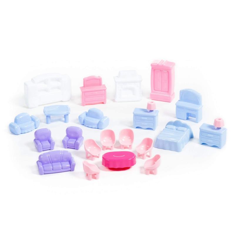Puppenmöbel Set, 21-tlg.