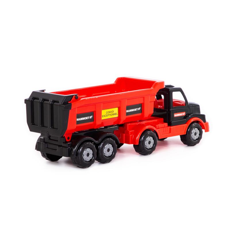 MAMMOET LKW mit Sattelkippmulde