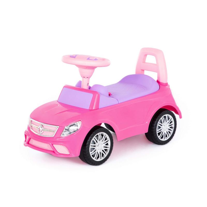 Rutscher SuperCar Nr.3, pink, mit Sound