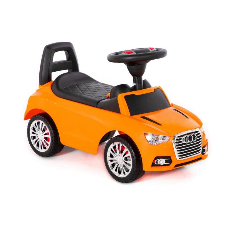 Rutscher SuperCar Nr.2, orange, mit Sound