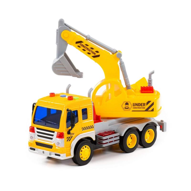 CITY LKW-Bagger mit Schwungantrieb (Box)
