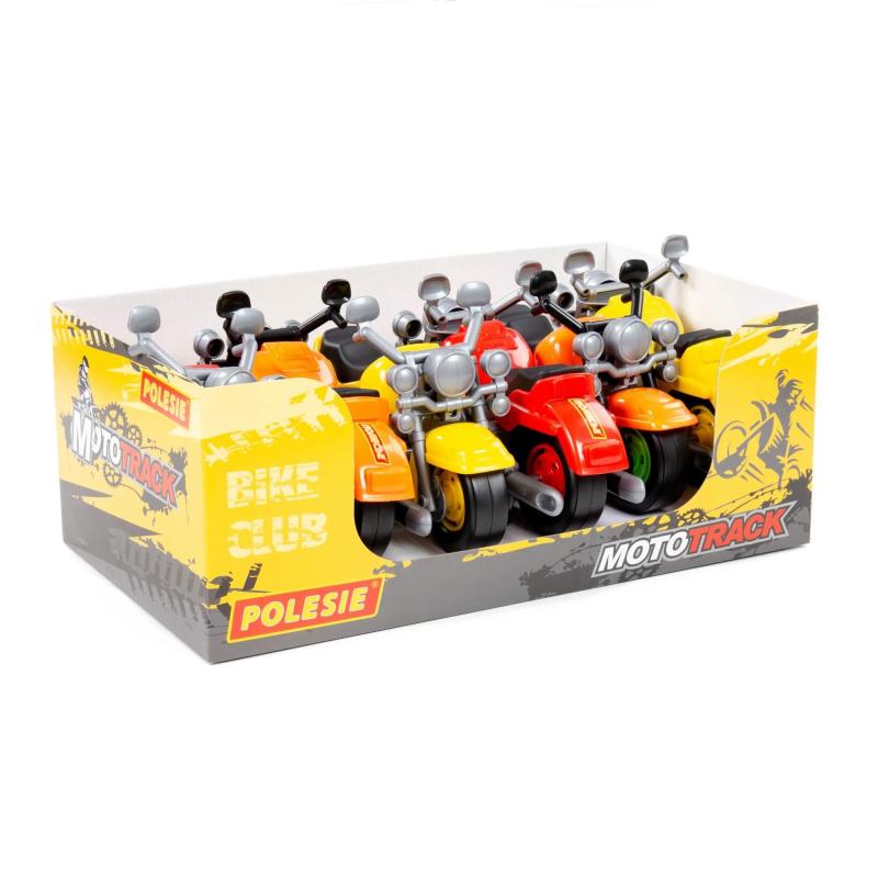 Motorrad Cross, 6 Sets (Display)