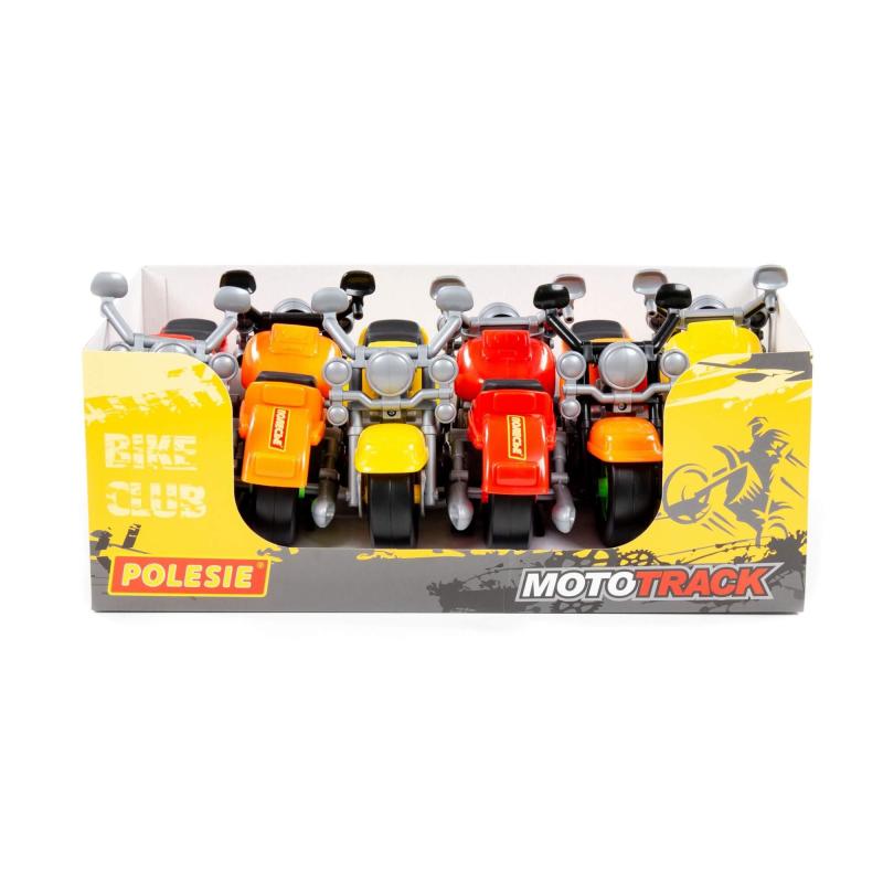 Motorrad Cross, 6 Sets (Display)