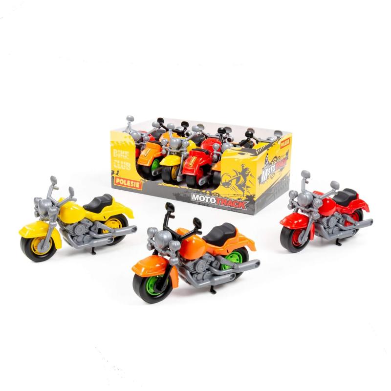 Motorrad Cross, 6 Sets (Display)