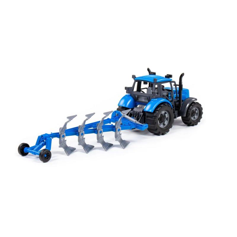 Traktor PROGRESS mit Pflug, Schwungantrieb (Box)