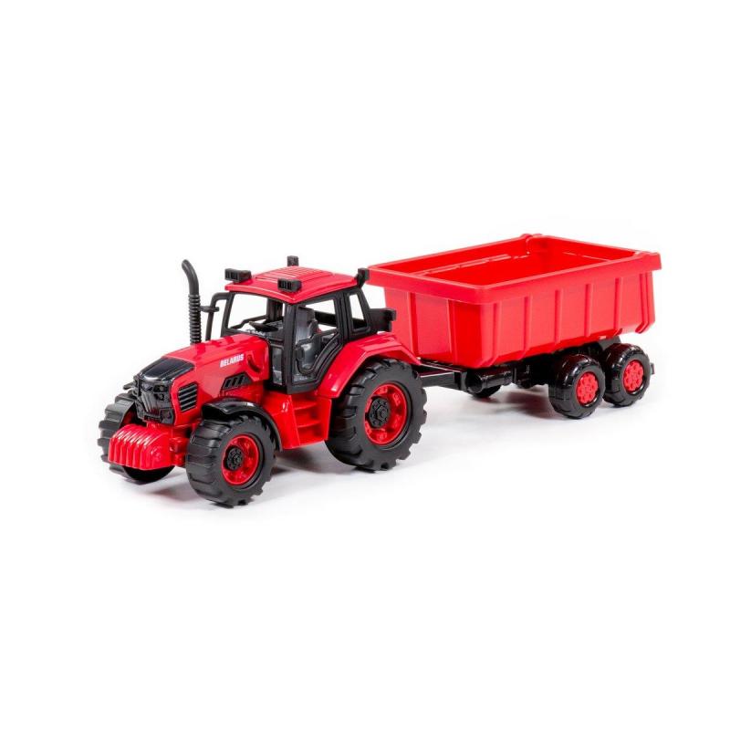 Traktor BELARUS mit Kippanhänger, Schwungantrieb (Box)