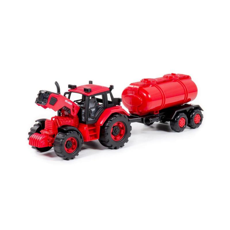 Traktor BELARUS mit Tankanhänger, Schwungantrieb (Box)