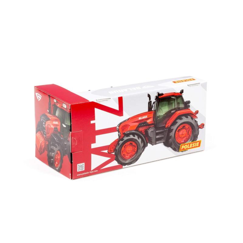 Traktor BELARUS mit Schaufel und Heckbagger (Box)