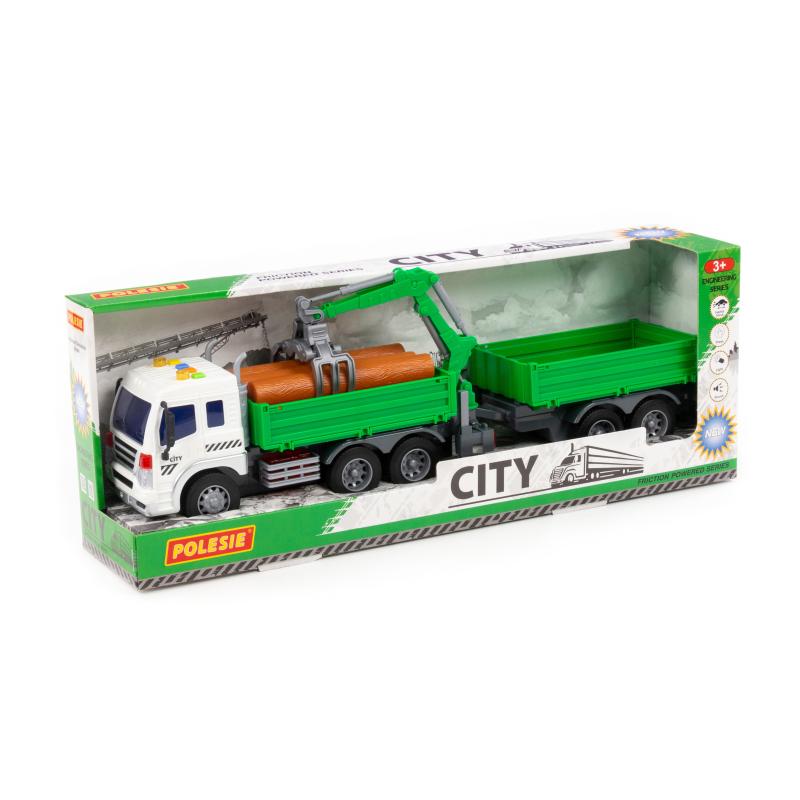 CITY Prtischenwagen-Kranwagen (box)