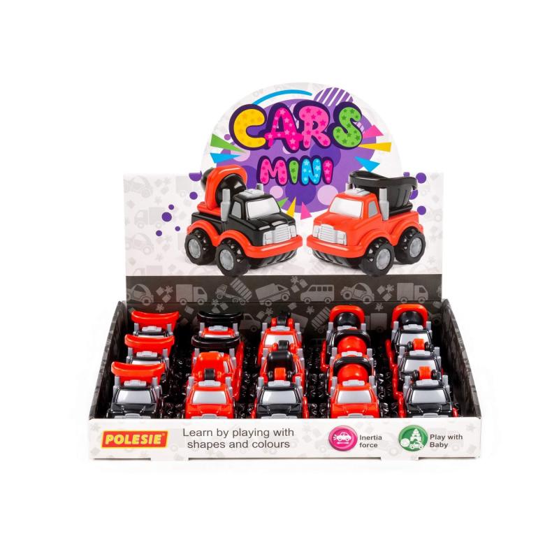 Tomas Autos mit Schwungantrieb, 15 St. im Display