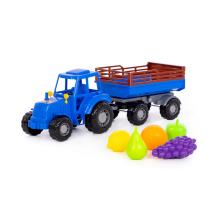 Traktor Harzland mit Anhänger und Früchteset, 5-tlg.
