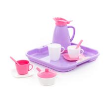 Kaffeeservice "Girls" für 2 Kinder auf Tablett