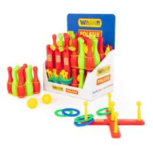 Kegelset, Ringwurfspiel, 14 Sets  (Display)