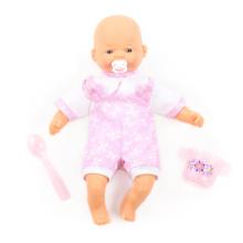 Puppe Little Sweety Softbody mit Schnuller und Fütterungsset, 28cm (Box)